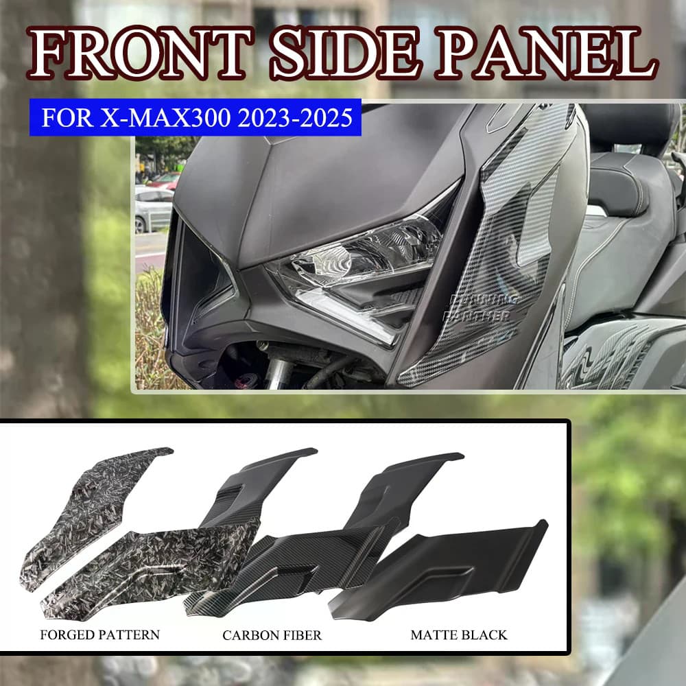 เหมาะสําหรับ YAMAHA XMAX 300 XMAX300 X-MAX 300 X-MAX300 2023-2025 ชิ้นส่วนการปรับเปลี่ยนรถจักรยานยนต์ด้านข้าง Wing Fairing
