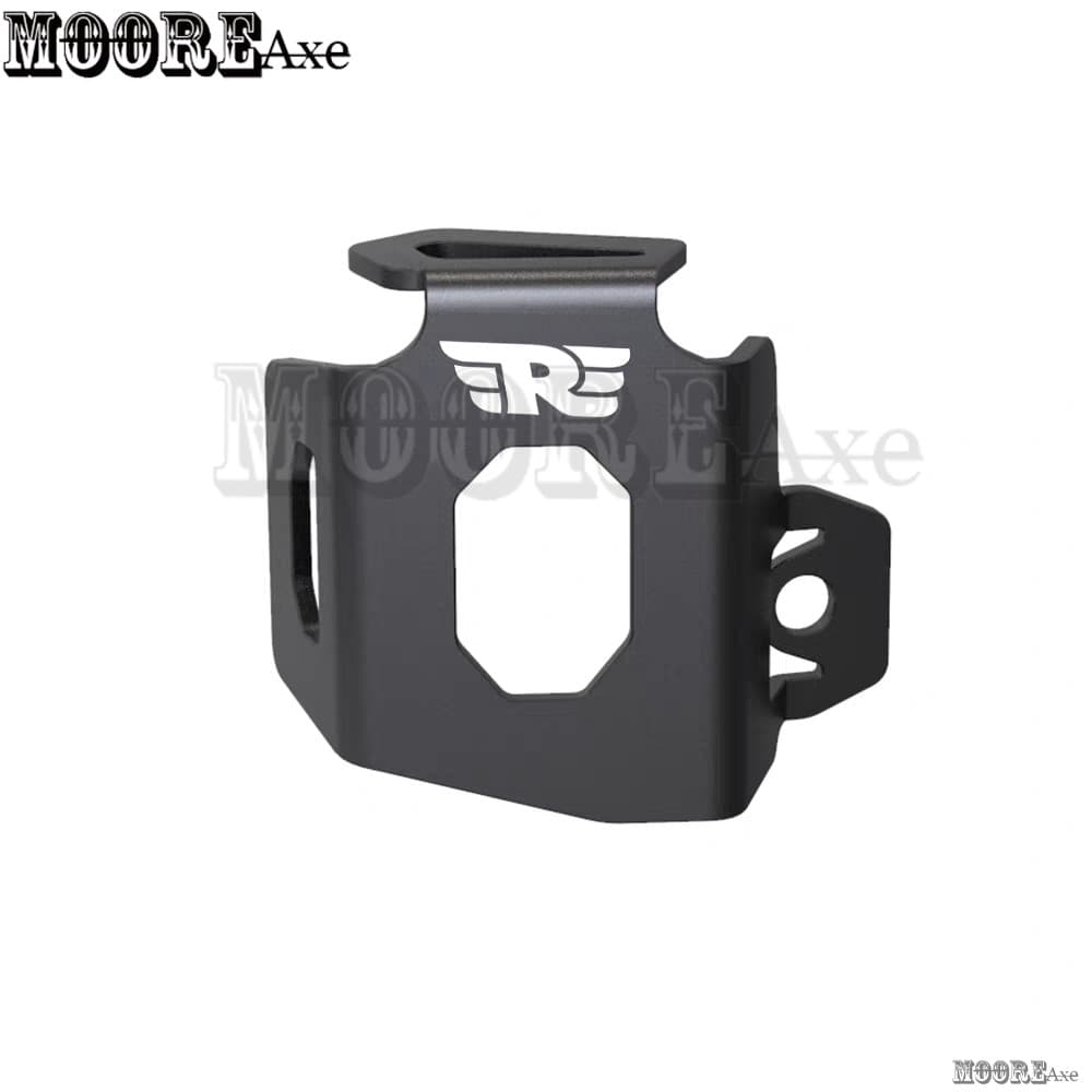 Mooreaxe สําหรับ Royal Enfield Interceptor 650 รถจักรยานยนต์ด้านหลัง BRAKE Fluid Reservoir ถัง Guard อุปกรณ์เสริมเบรค Master กระบอก Protector ฝาครอบ HYXG05