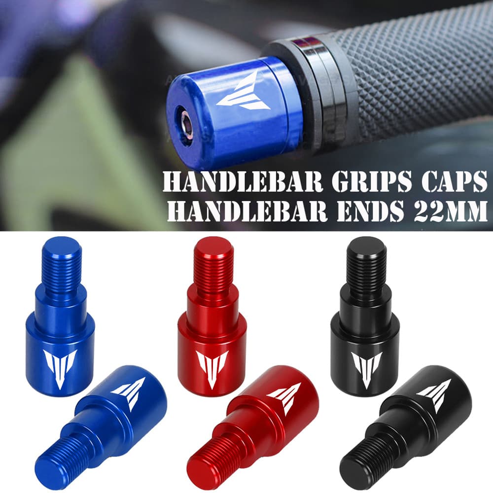 L2022 2023 รถจักรยานยนต์สําหรับYAMAHA MT-07 MT-09 MT-10 MT-125 MT 07 09 10 125 2014-2021 Handlebar Grips End Handle Barป