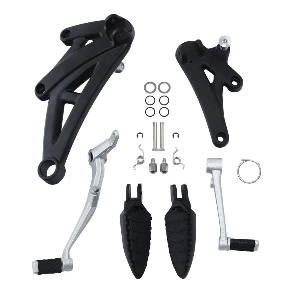 W Motorcycle Driver Foot Pegs Bracket Lever Pedal Kit For Ducati Diavel Carbon 2012-2017