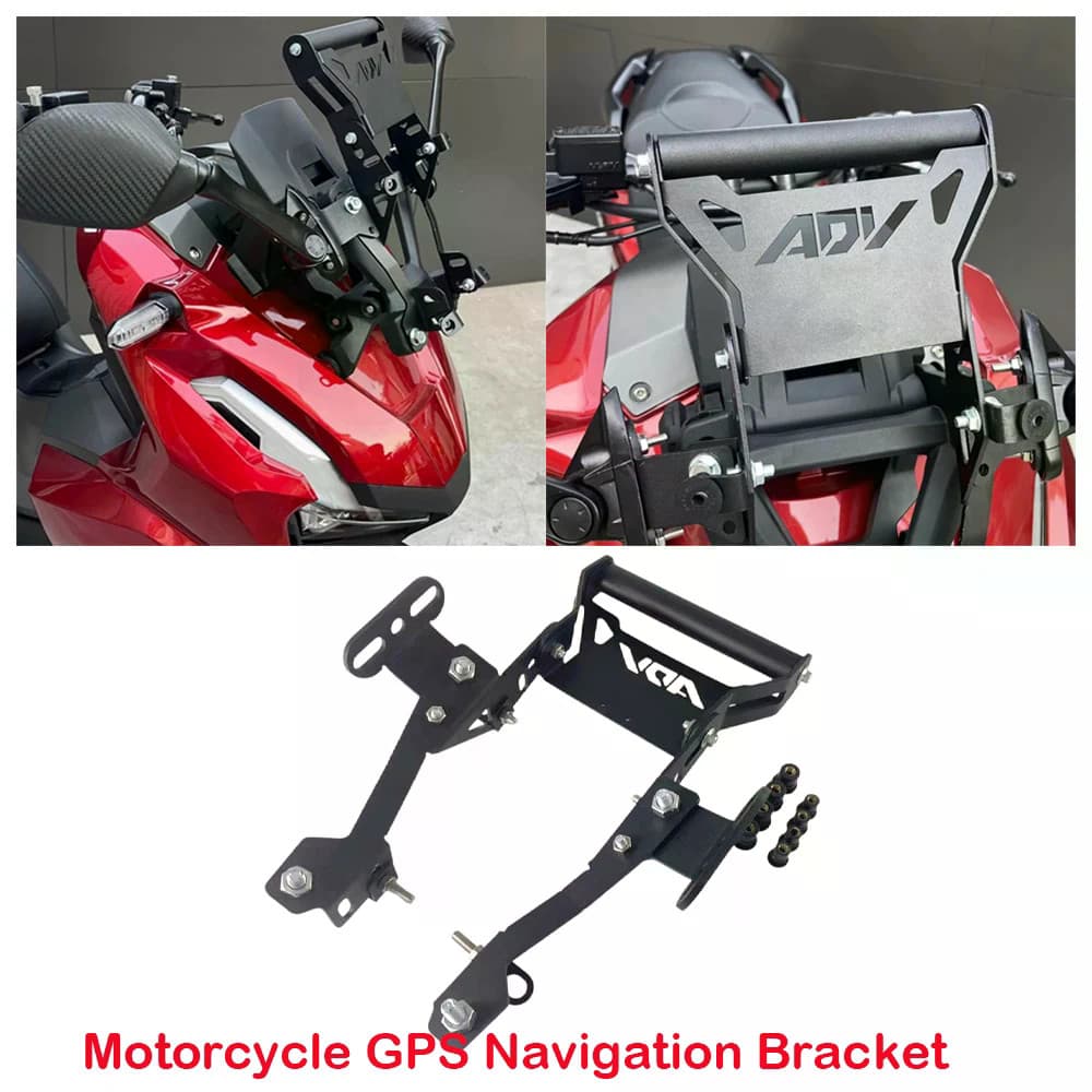 สําหรับ Honda ADV160 ADV-160 ADV 160 ABS 2023-2025 ADV150 ADV-150 วงเล็บกระจกรถจักรยานยนต์ GPS นําทางโทรศัพท์สมาร์ท Adapt Integrated Holder