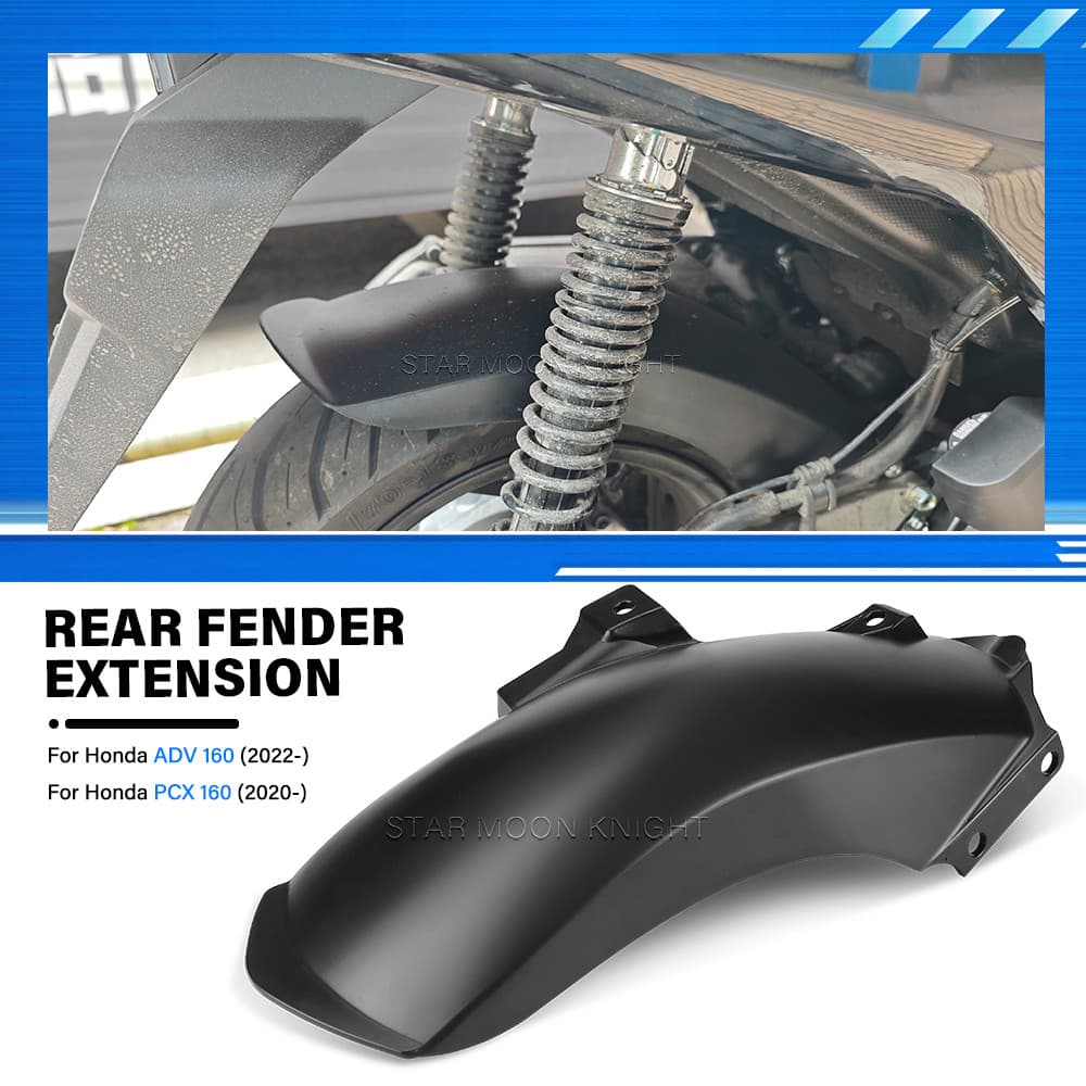 สําหรับ Honda ADV160 PCX160 PCX125 PCX 160 125 ADV 160 อุปกรณ์เสริมรถจักรยานยนต์ล้อหลัง Fender Extender Mudguard Splash Guard