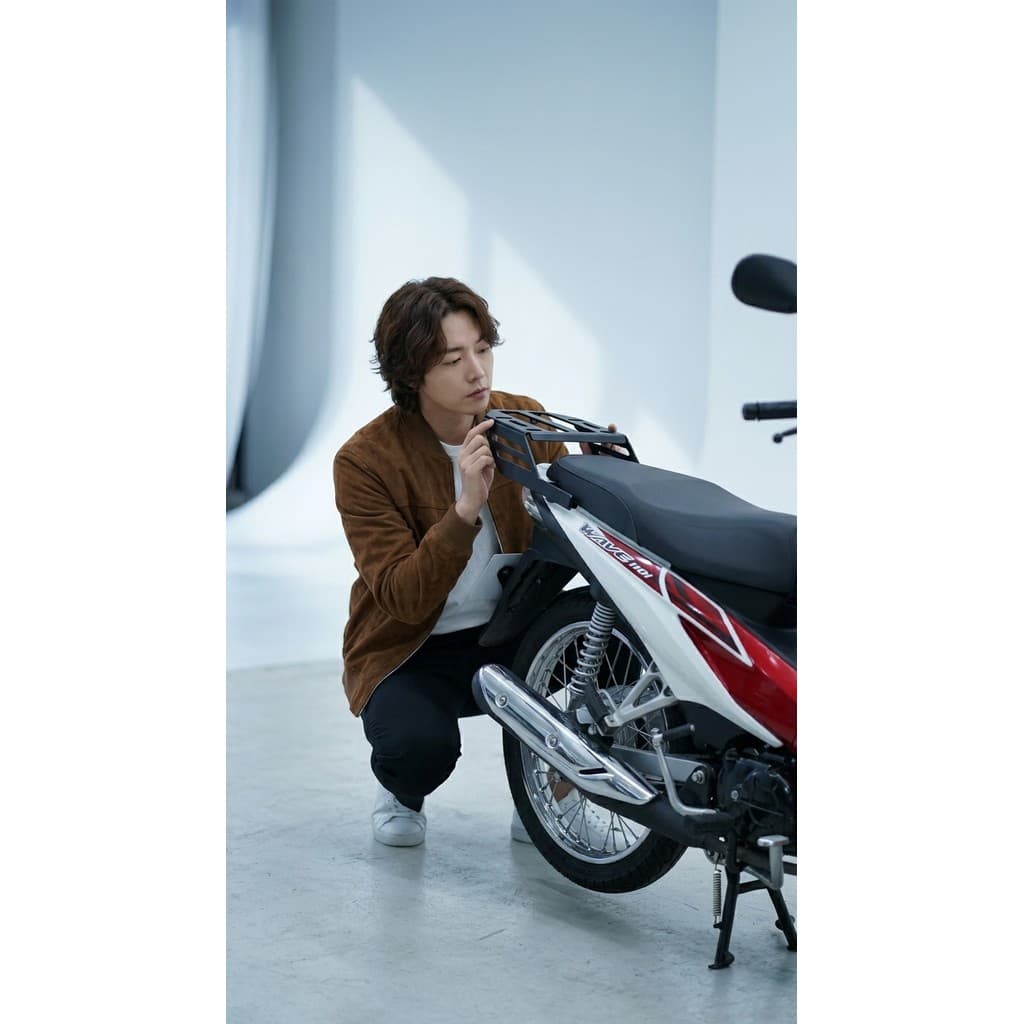 ตะแกรงหลัง Honda Wave110i 2009-2020 แร็คท้ายเวฟ110i งานเลเซอร์ เนียน ไร้รอยเชื่อม ตรงรุ่น 100% คุณภาพดี ของแต่ง Wave110i