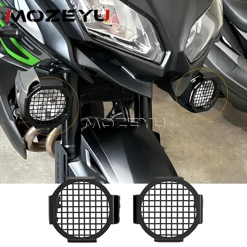 CN FOR KAWASAKI VERSYS-X 300 VERSYS X300 2017-2026 VERSYS 650 1000 Spotlight Auxiliary FogLight Guard Protective Cover A
