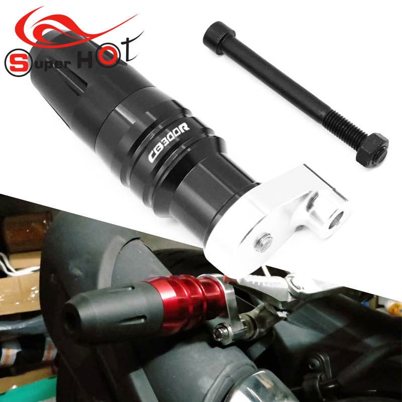 เหมาะสําหรับ Honda CB300R CB250R ท่อไอเสียดัดแปลงลูกบอลกันกระแทกคอลัมน์กันกระแทกกันชนกันกระแทกยางติด