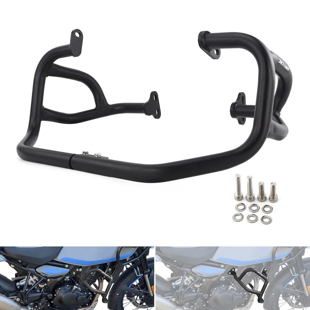 OL Fit For Royal Enfield Himalayan 450 2024-2025 Morcycle Steel Highway Crash Bars Prection Engine Guard Bumper Cras