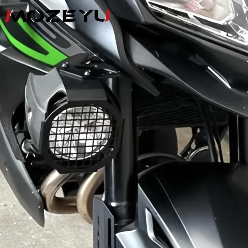 CN Fog Light Guard FOR KAWASAKI VERSYS-X300 2017-2026 Lamp Protector Cover VERSYS 650 VERSYS 1000 Spotlight Auxiliary Li