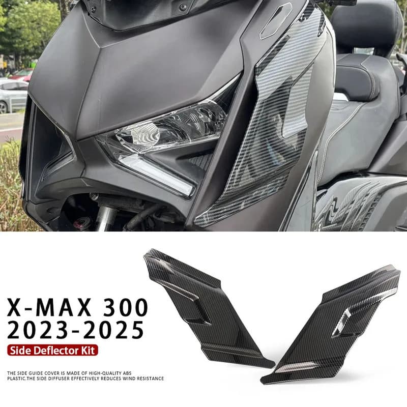 คุ้มค่า X-MAX300 XMAX300 2023 2024 2025 อุปกรณ์เสริมรถจักรยานยนต์ด้านหน้า Air Deflector ด้านข้าง Fairing สําหรับ Yamaha X MAX X-MAX 300