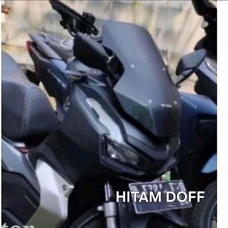 Original Honda ADV160 ADV 150 กระบังหน้ากระจกหน้ารถสีดําด้านสีดําทึบ Ryben Clear