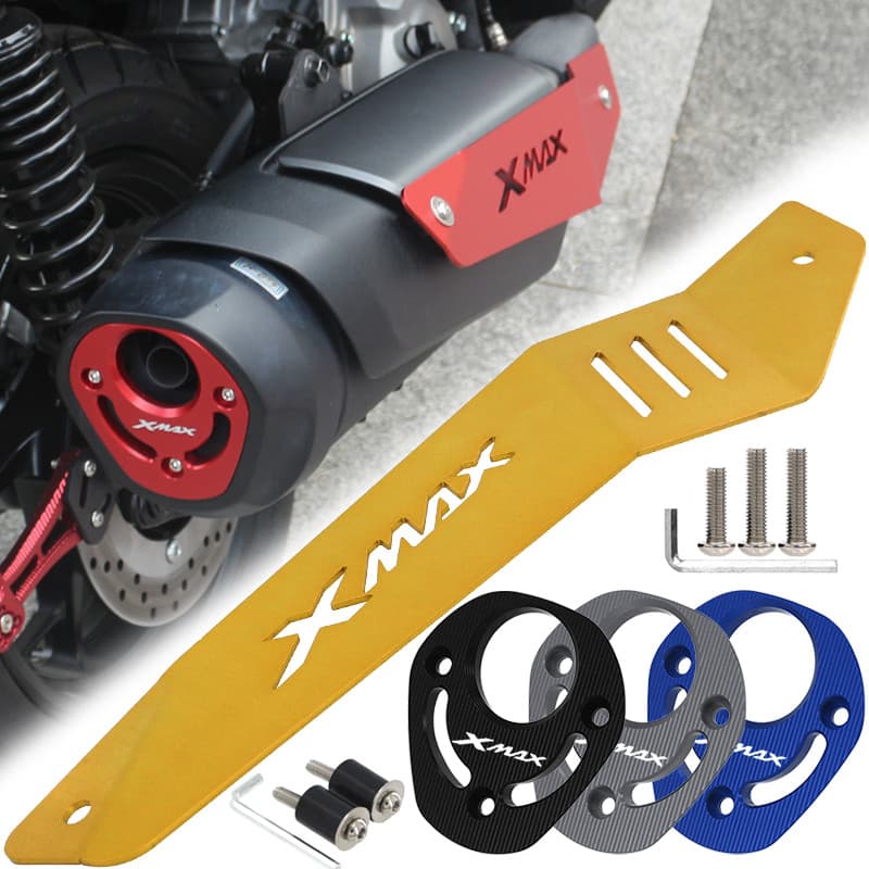รถจักรยานยนต์ท่อไอเสียท่อโล่สําหรับ YAMAHA XMAX300 X MAX 300 XMAX250 XMAX 250 2025 Protector ความร้อน SHIELD Cover Guard ตกแต่ง