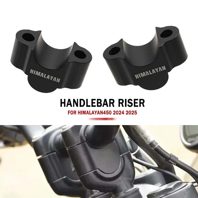 Fรถจักรยานยนต์Handlebar Riser Mount Handle Bar Clamp RiseขยายAdapteสําหรับRoyal Enfield Himalayan 450 Himalayan450 2024-