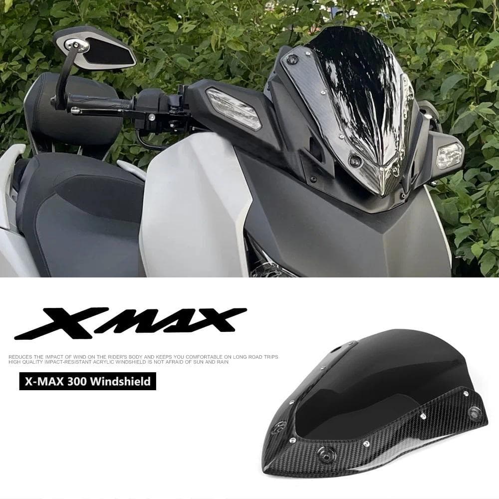 SL Motorcycle For YAMAHA XMAX300 X-MAX300 XMAX X-Max 300 2023 2024 Sports Double Bubble Windshield WindScreen Visor Vise