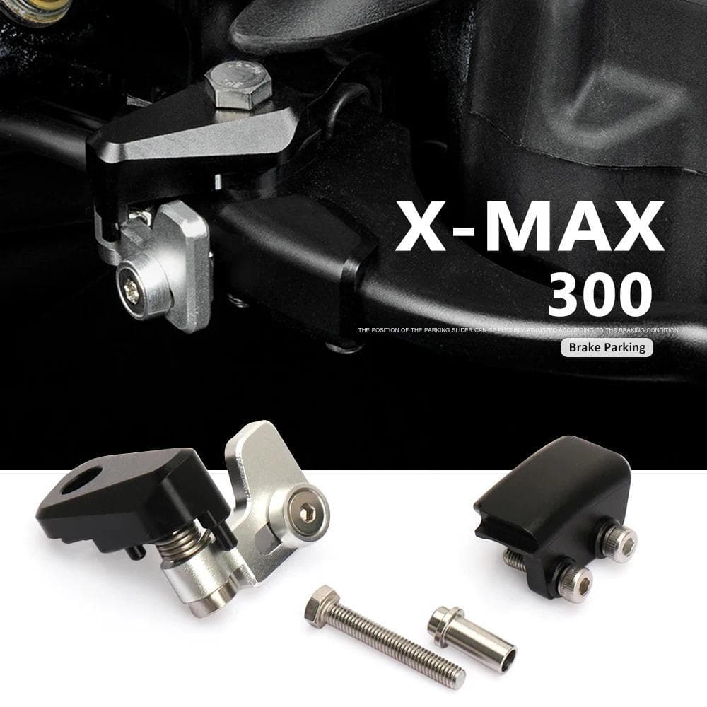 SL New Motorcycle Brake Lever Parking Lock Catch Brake Switch Holder For YAMAHA XMAX X-MAX 300 XMAX300 X-MAX300 2023 202