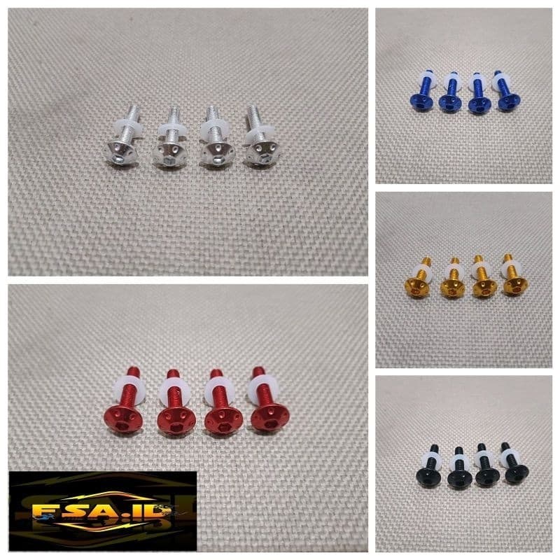 Nmax Xmax Lexi สลักเกลียวกระจกบังลม Probolt Cnc Thailand [SR]