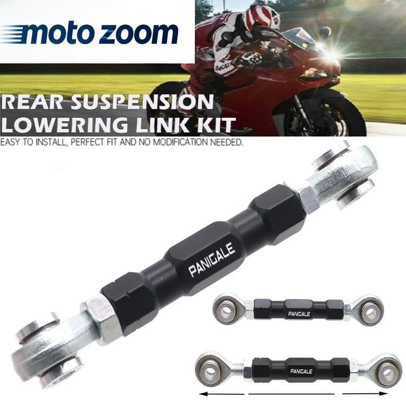 สําหรับ DUCATI Panigale 899 959 1199/S/R 1299 955 V2 ขี่ความสูงลด Links ชุดรถจักรยานยนต์ด้านหลัง Suspension Linkage Drop Lever สําหรับ DUCATI Panigale 899 959 1199 955 V2