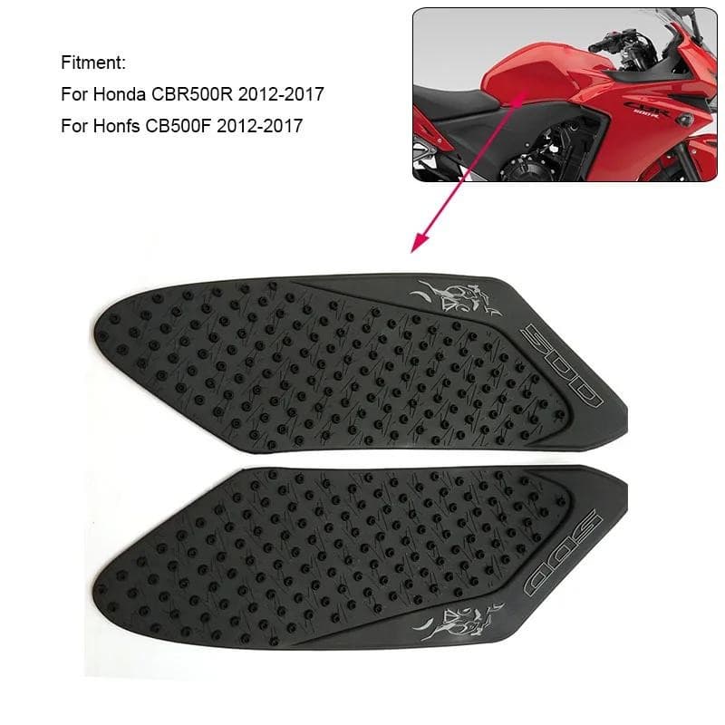 销 MTCLUB CBR500R CBR500 R Anti slip ถัง Pad ด้านข้างแก๊สเข่า Traction Pads Protector สติกเกอร์สําหรับ Honda CB500F CBR500R 2012-17
