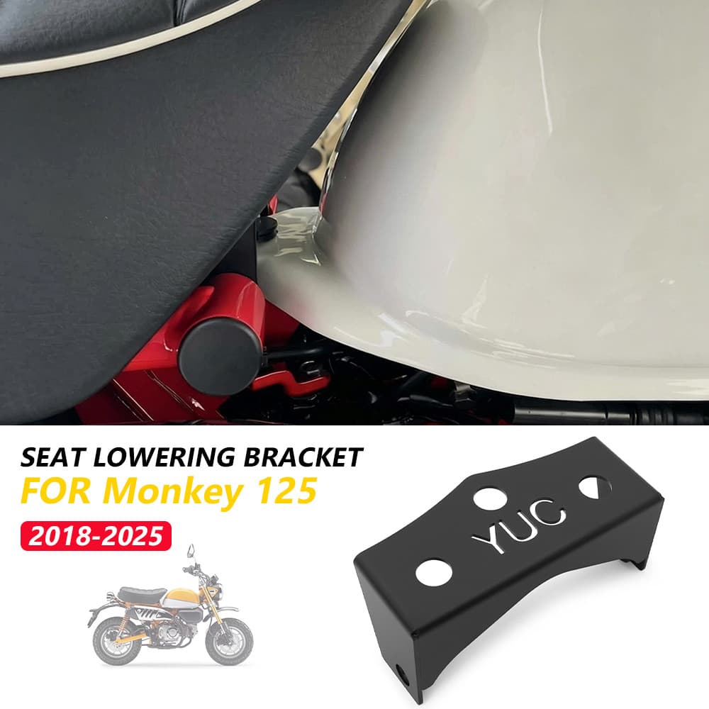 Fuelage Stance บล็อกสําหรับ Honda MONKEY 125 MONKEY125 2018 2026 2025 2024 2023 รถจักรยานยนต์ Lowering Bracket อุปกรณ์เสริม