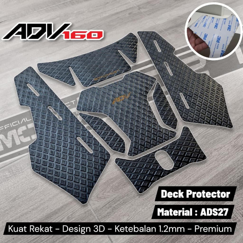 ADS Tankpad Sticker ADV 160 2022 - 2024 วัสดุยางพรีเมี่ยม 3M กาวเดิม