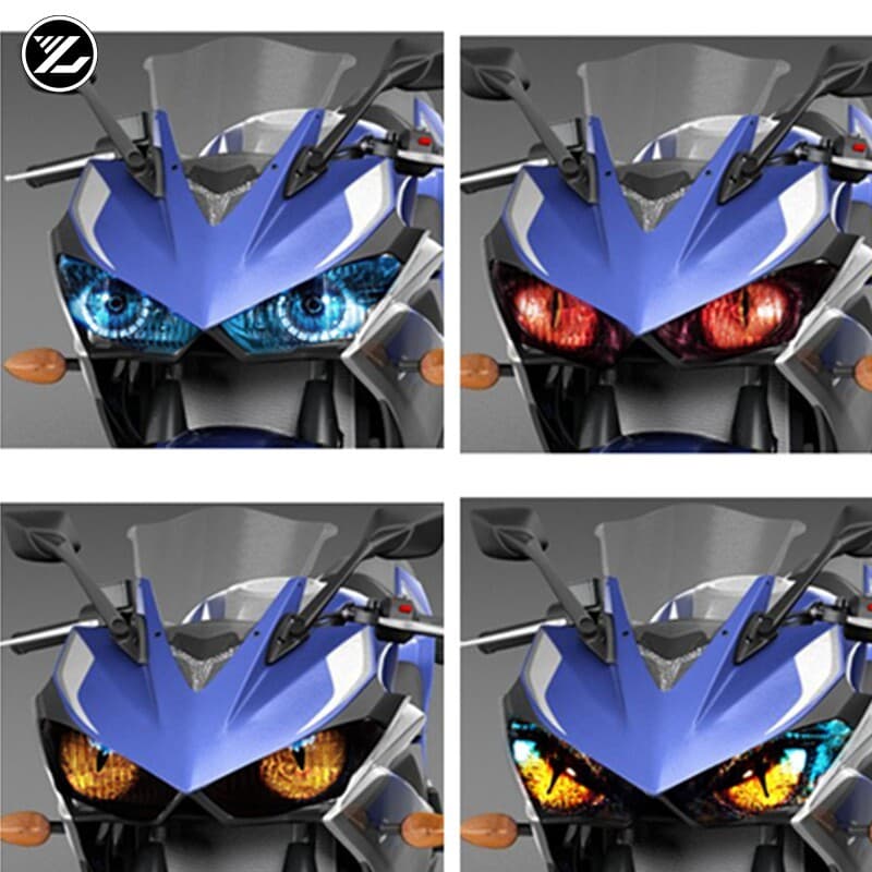 ขายร้อนเหมาะสําหรับ YAMAHA R3 R25 YAMAHA ไฟหน้า Protector ไฟรถที่ไม่ซ้ํากัน Eye Protector ฟิล์ม