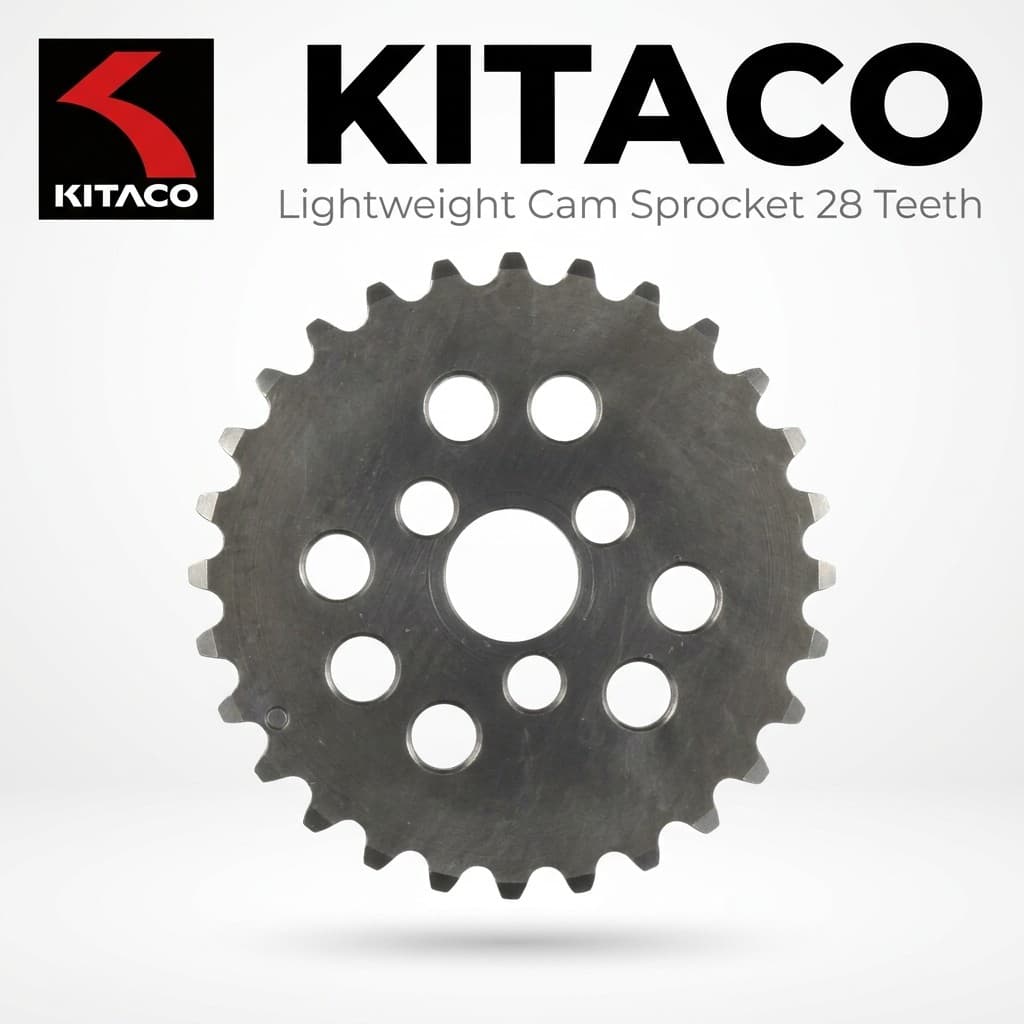 KITACO Lightweight Cam Sprocket 28 Teeth for Monkey 303-1013900 | ฟันเฟืองแคมน้ําหนักเบา 28 ฟัน สำหรับ Honda Monkey 303 1013900