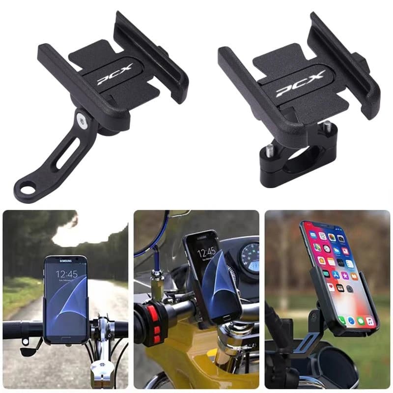 สําหรับHONDA PCX125 PCX150 PCX 125 150 pcx 125 150 อุปกรณ์เสริมรถจักรยานยนต์Handlebarผู้ถือโทรศัพท์มือถือขาตั้งGPS Bracket