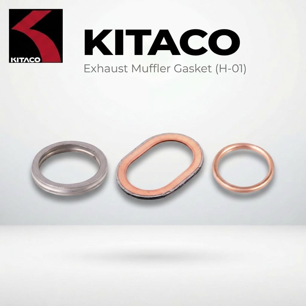 ปะเก็นท่อไอเสีย KITACO (H-01) สำหรับ Honda Monkey | KITACO Exhaust Muffler Gasket, H-01, for Honda Monkey