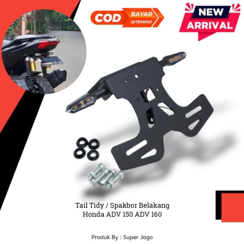 Tail Tidy บังโคลนหลัง ADV 150 ADV 160 Plus ที่ยึดป้ายทะเบียนแบบสปอร์ต