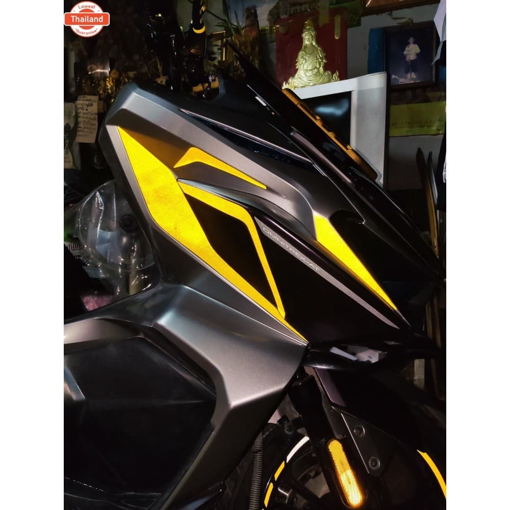 GPX DRONE 155 สติ๊กเกอร์แต่งข้างหน้ากาก GPX DRONE 2021  priceถูกที่สุด โดดเด่นสะดุดตา  มีสีให้เลือกมากที่สุด รัสมัครตัวแ