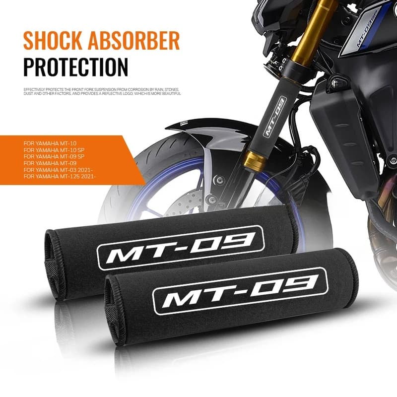 รถจักรยานยนต์ส้อมป้องกันสําหรับ Yamaha MT-10 MT10 MT-09 MT09 MT03 MT-03 MT-125 MT125 โช้คอัพฝุ่น Protector