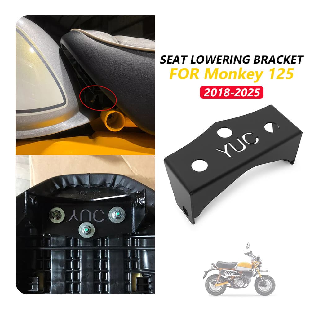 สําหรับ Honda monkey125 Monkey 125 2018-2026 2025 2019 2023 ใหม่รถจักรยานยนต์ Cockpit ความสูง Stem Guard Lowering Bracket อุปกรณ์เสริม