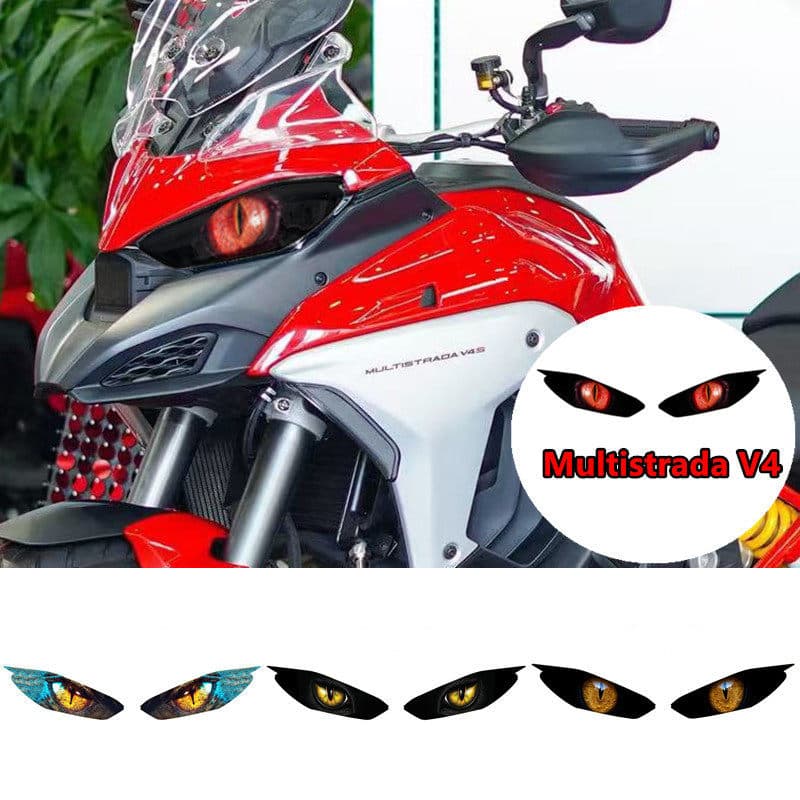 ขายร้อนรถจักรยานยนต์ไฟหน้าProtectorเหมาะสําหรับDucati Multistrada V4 Range Rover V4 V4Sสติกเกอร์