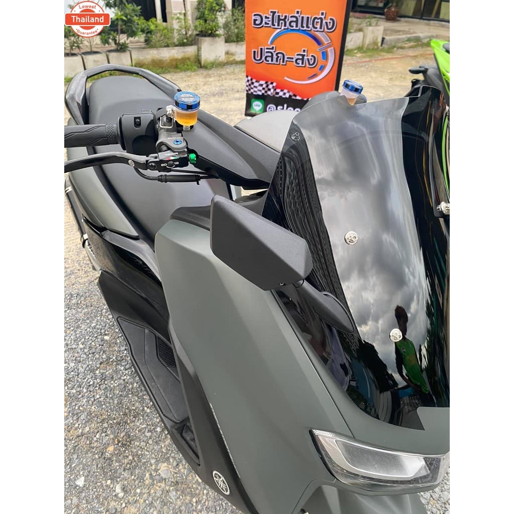 ชิวหน้าnmax all ใหม่ 2020-23 แถมกระจกฟรี yamaha N-max  ชิวใส ชิวแต่ง ังลม ของแต่งnmax อุปกรณ์แต่งรถn-max ชิวใส ชิวสวย