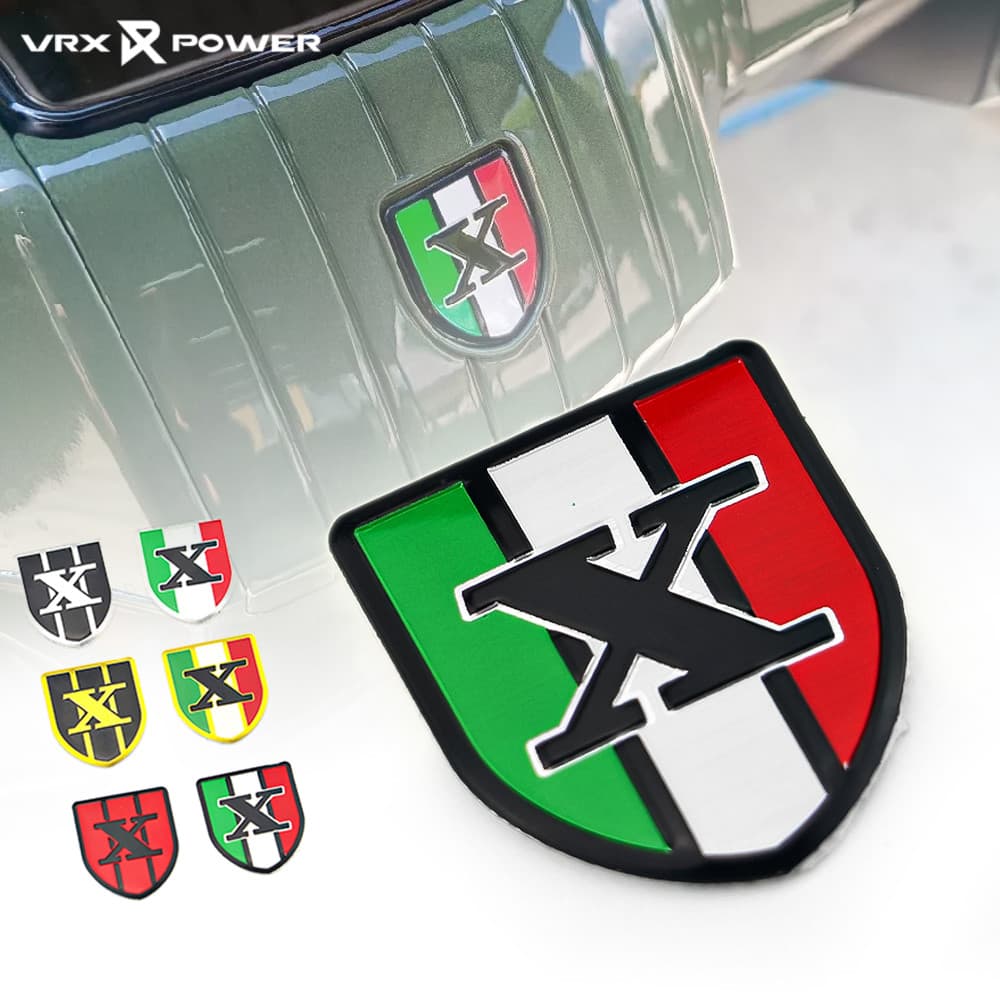 สําหรับ Lambretta X300 X200 X250 สติกเกอร์สัญลักษณ์แผ่นอลูมิเนียมนูนแดชบอร์ด X Badge