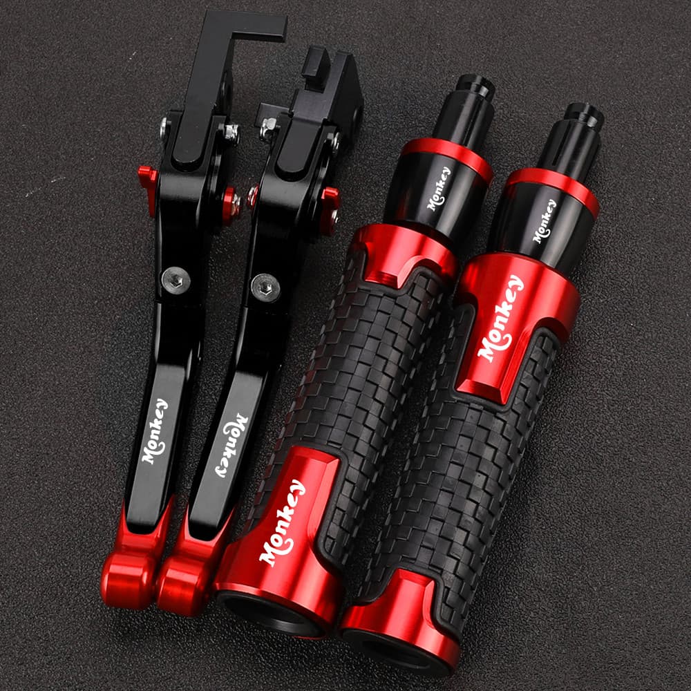 ปรับ CNC อลูมิเนียมคลัทช์เบรคสําหรับ Honda Monkey 125 Monkey125 2019-2022 2023 2024 อุปกรณ์เสริม Handle Bar End Grips