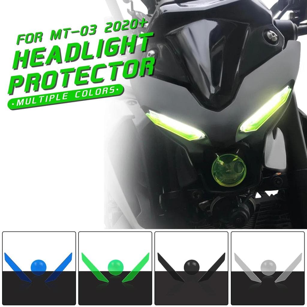 NMT MT03 Front Headlight Cover Guard Protection Acrylic Shield Screen Lens For Yamaha MT-03 MT 03 2020 2021-2023 Headlam