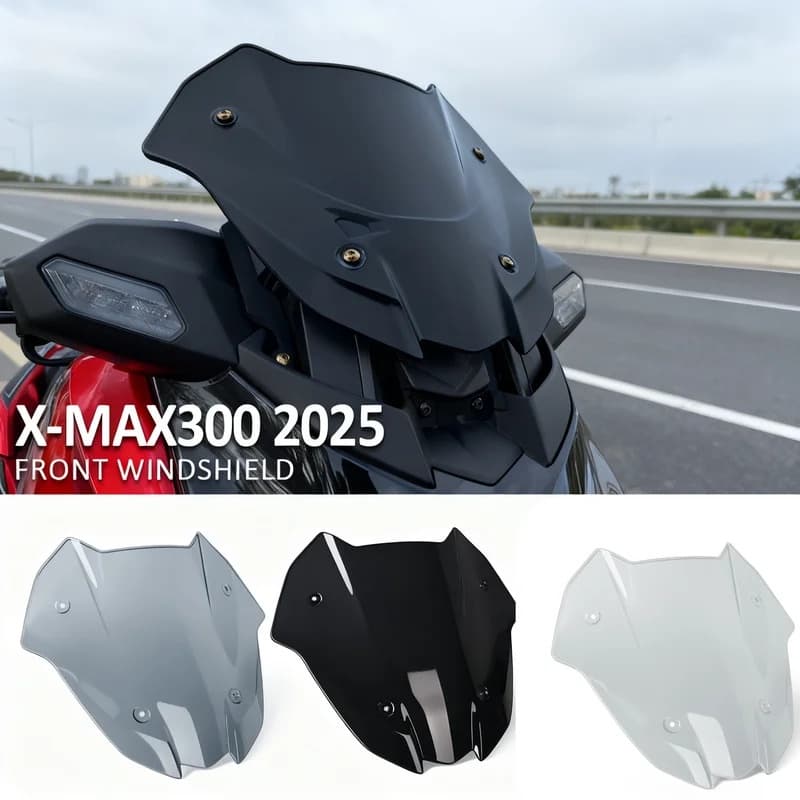 กระจก Wind Shield สําหรับ YAMAHA XMAX300 Xmax300 XMAX 300 X-MAX300 X MAX 300 2025 กระจก Deflector สปอยเลอร์ Protector