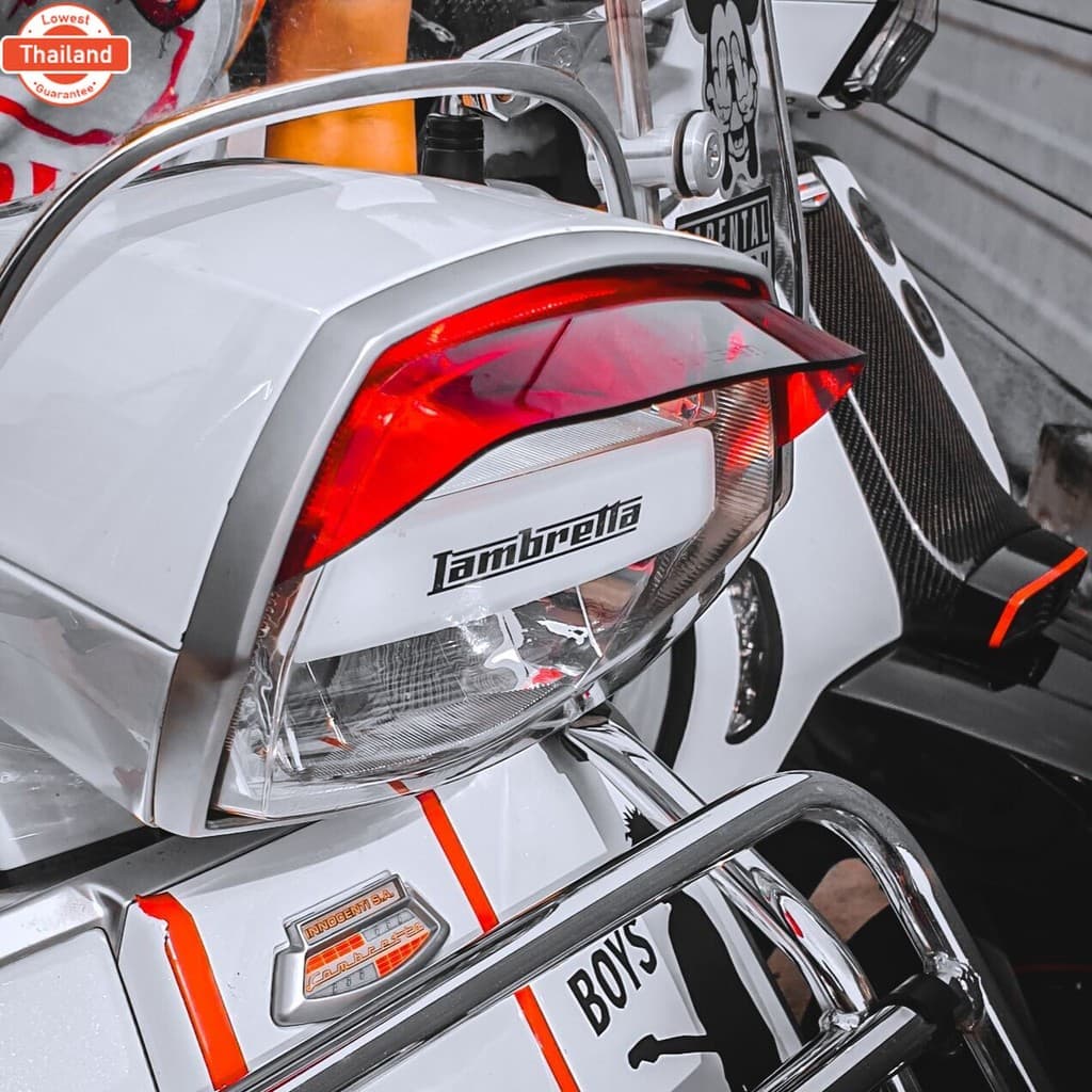ฮิต!! แก็ป ไฟหน้า  Lambretta G350 V200 V125 ชิวไฟหน้า แลมเรตต้า หมดปัญหาไฟหน้าแยงตา งานคุณภาพ Design สวย อขึ้นรูปอย่างดี