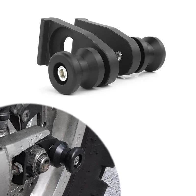 รถจักรยานยนต์สําหรับ KAWASAKI KLX250 2010-2020 KLX300 2021 2022 2023 2024 KLX 300 ด้านหลังเพลาล้อ Slider Swingarm Spools สกรู