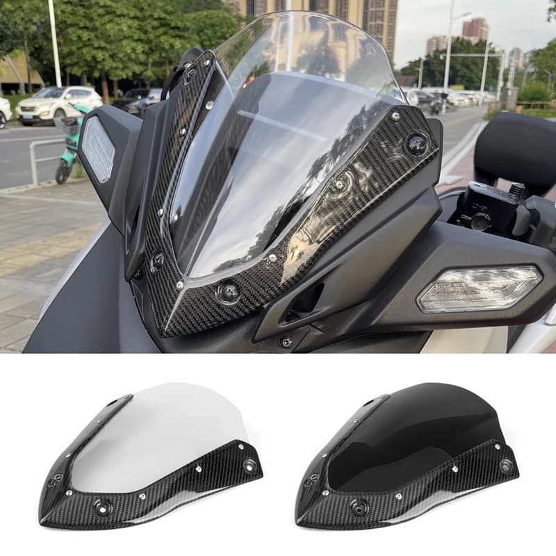 XMAX300 Wind Deflector อุปกรณ์เสริมรถจักรยานยนต์กระจกกระจกใหม่สําหรับ YAMAHA XMAX X-MAX 300 X-Max300 2023 2024
