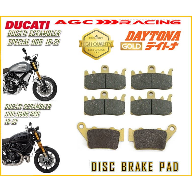 DUCATI แผ่นเบรก 1100 SCRAMBLER พิเศษ 18-21 SCRAMBLER DARK PRO 18-21 คุณภาพทอง G & K