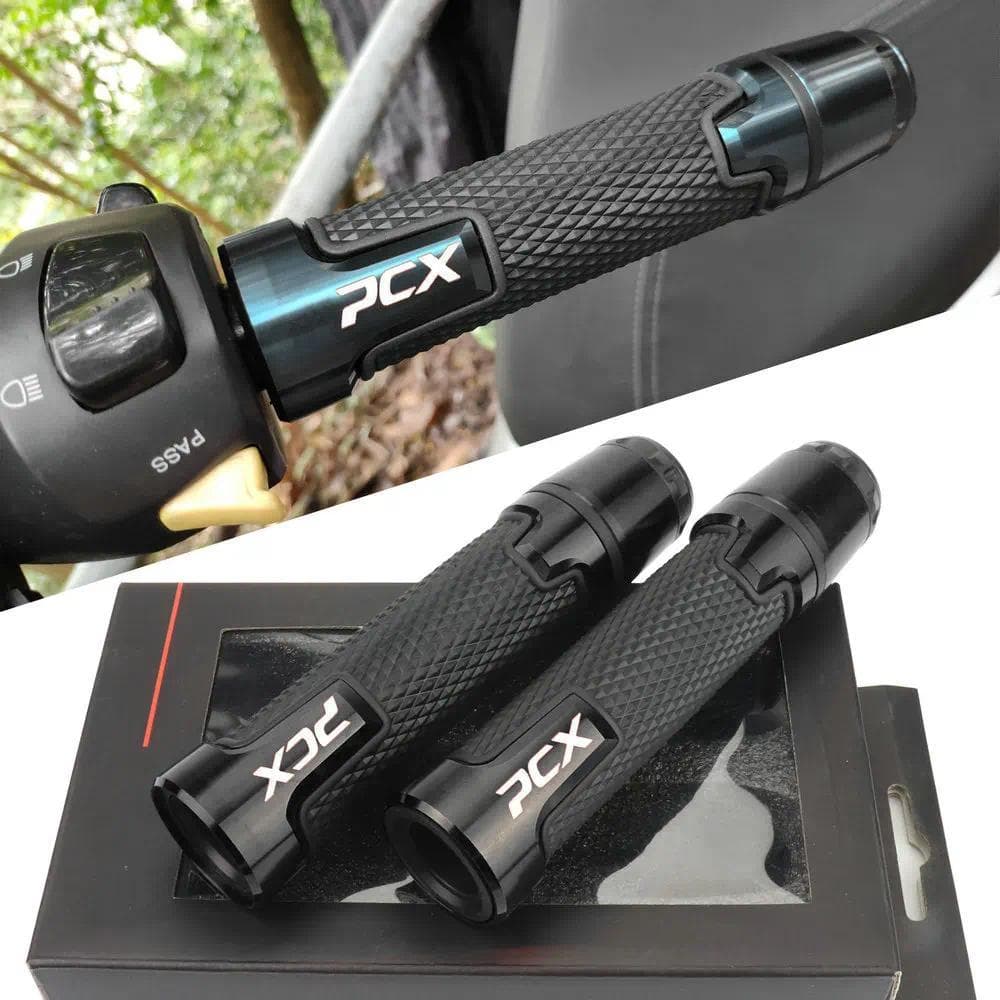 pสำหรับ HONDA PCX125 PCX150 PCX 125 150 Pcx 125 150รถจักรยานยนต์ CNC อลูมิเนียม Handlebar จับ Grip อุปกรณ์เสริมโลโก้ PCX
