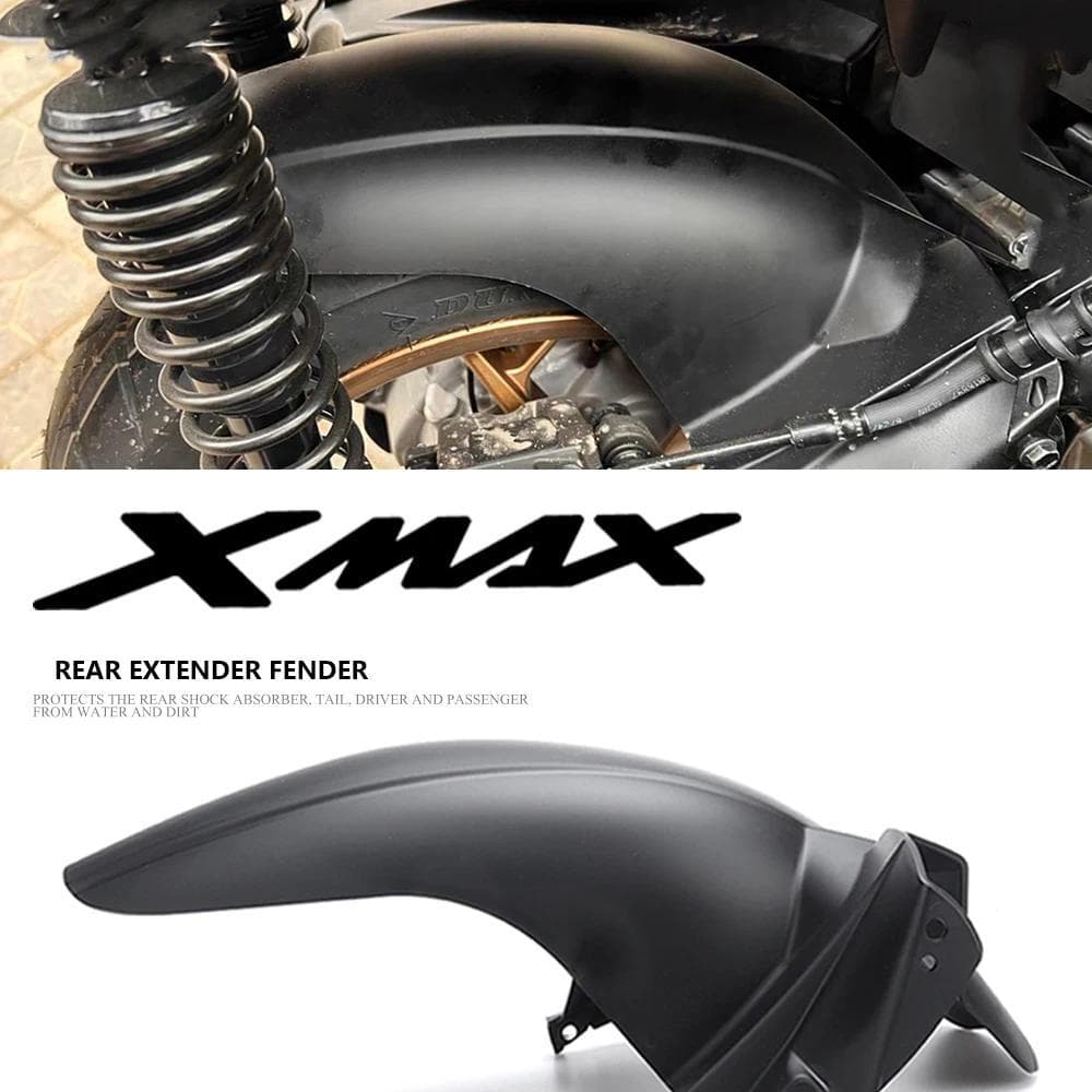 fบังโคลนบังโคลนหลังรถจักรยานยนต์ ​ ยาง Hugger Splash GUARD สําหรับ Yamaha X-MAX300 X-MAX 300 XMAX300 XMAX 300 2018 - 202