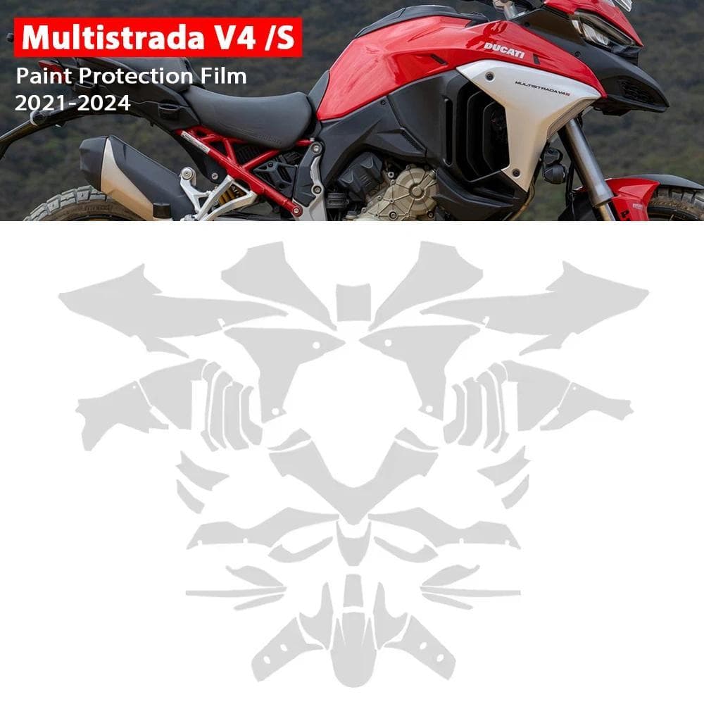 A-สําหรับDucati MULTISTRADA V4 /Sรถจักรยานยนต์TPUสีป้องกันฟิล์มPPF Anti-Scratch Fairingป้องกันMultistrada V4S 2021-2024