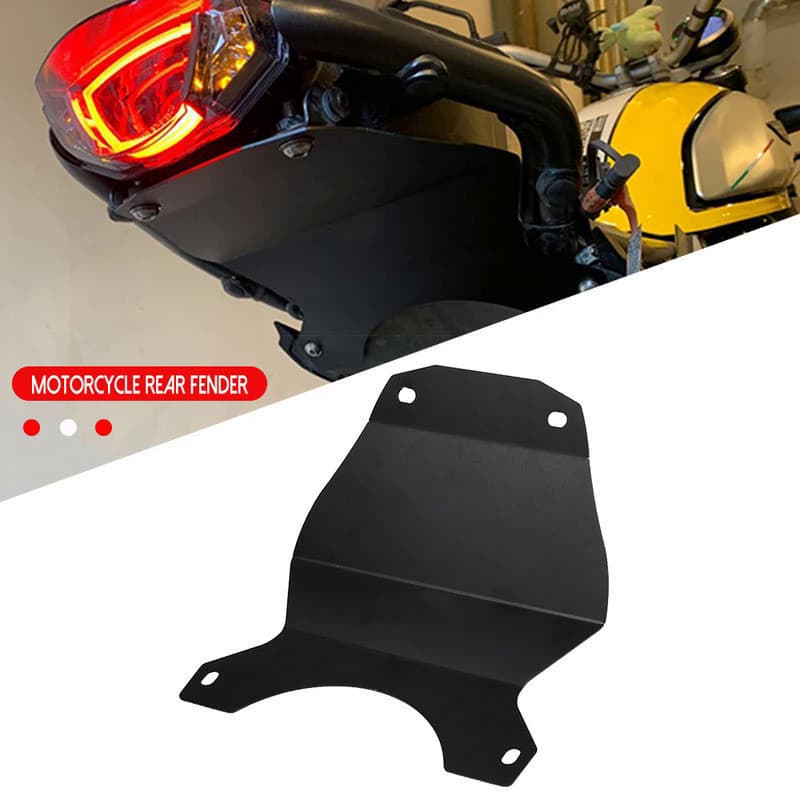 สําหรับ Ducati Scrambler 800 ไอคอนเต็มคันเร่ง Urban Enduro Scrambler 400 รุ่น sixty 2 ด้านหลัง Fender Guard Forward Splash Guard CNC