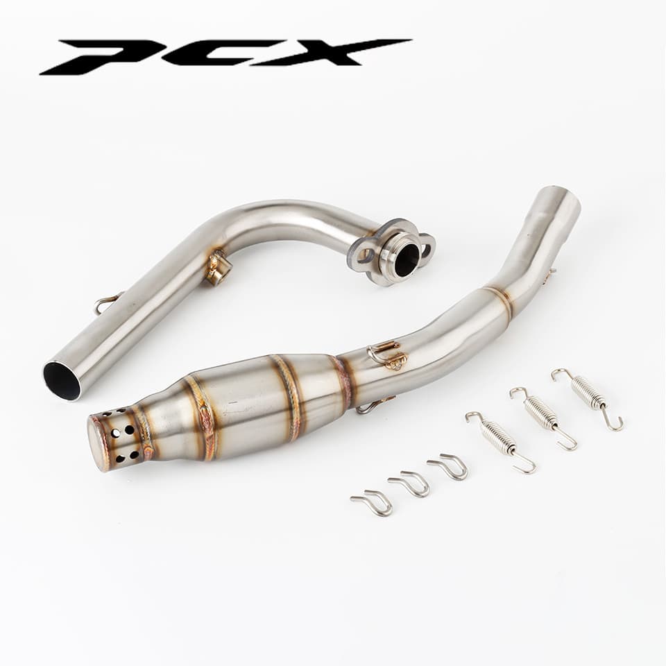 FitสําหรับHonda PCX125 PCX150 2021 - 2022 รถจักรยานยนต์ไอเสียหนีด้านหน้าท่อกลาง PCXไอเสียPCx150 ท่อไอเสีย