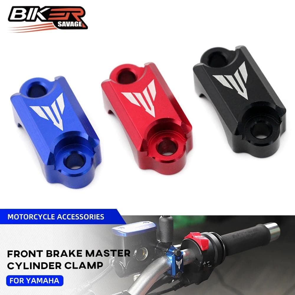 สําหรับ YAMAHA MT-09 MT09 Tracer MT-07 MT07 MT-03 YZF R1 R7 R15 กระบอกเบรคอุปกรณ์เสริมรถจักรยานยนต์ Handle Bar Clamp CoverMotorcycle อุปกรณ์ตกแต่งการปรับเปลี่ยน