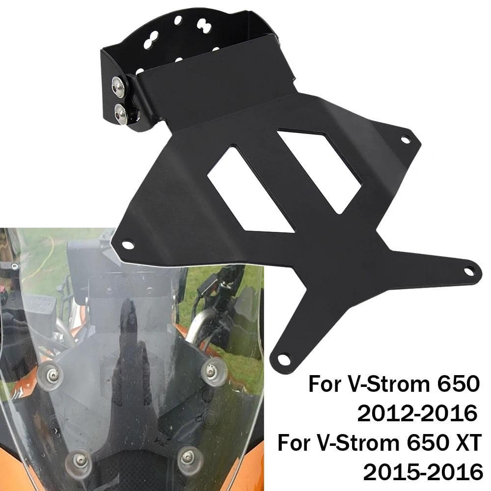 Bสําหรับ Suzuki V-Strom 650 V-STROM 650 XT 2012-2016 อุปกรณ์เสริมรถจักรยานยนต์ GPS Navigation Bracket Supporter ผู้ถือ