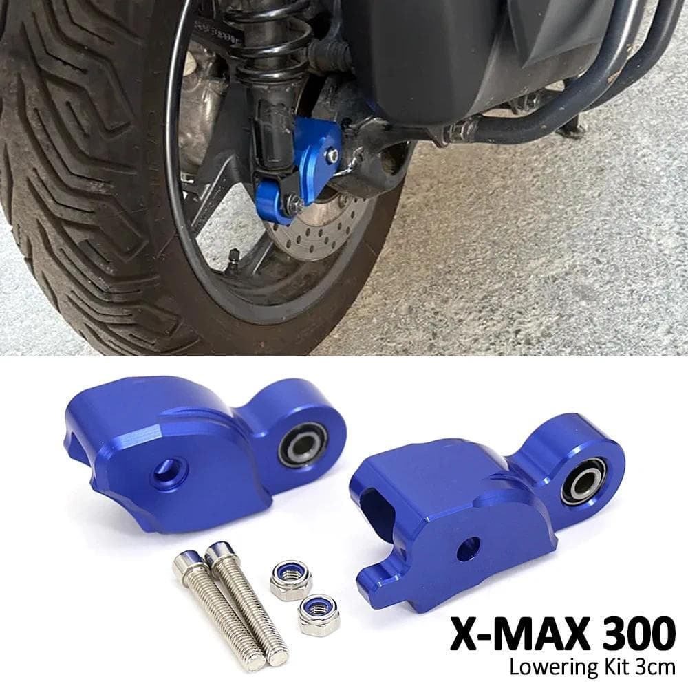 Bชุดลดระดับโช้คอัพหลังมอเตอร์ไซค์ใหม่ ลดลง 3 ซม. สำหรับ Yamaha X-MAX300 XMAX300 XMAX 300 X-MAX 300 อุปกรณ์เสริม