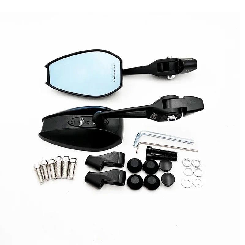 1 คู่รถจักรยานยนต์กระจกมองข้างปรับกระจกมองหลังสําหรับ YAMAHA NMAX155 NMAX125 NMAX 155 N-MAX 125 150 160