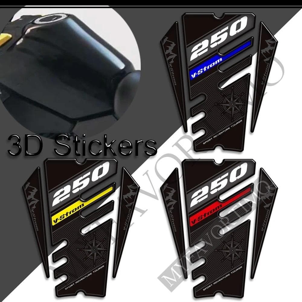 สําหรับ Suzuki V-STROM V STROM DL 250 SX 250SX โลโก้ Protector Decals แก๊สการใช้น้ํามันน้ํามันชุดเข่า 2016 2017 2018 2019 2020 2021 2022
